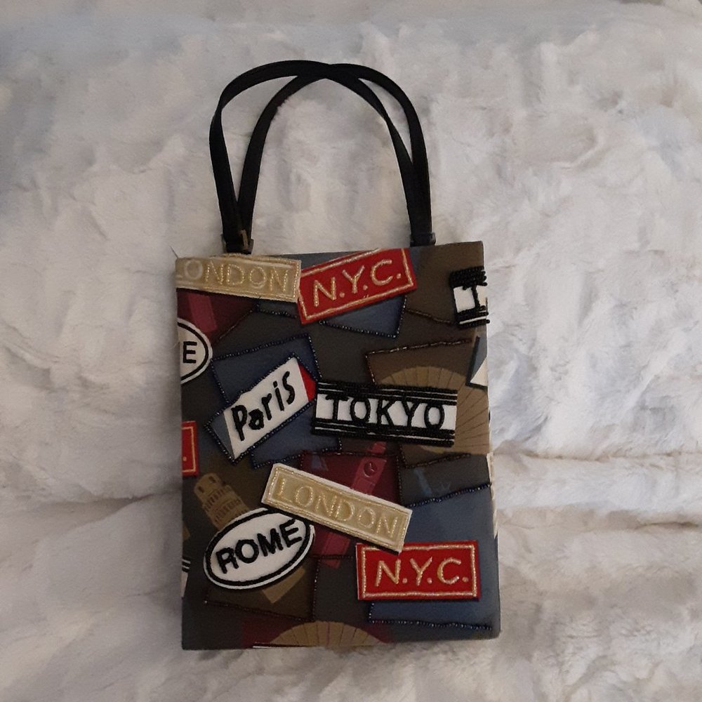 Around the world mini tote